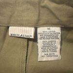 White Stag  Olive Green Chinos with Floral Embroidery Photo 3