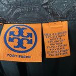 Tory Burch  Siri Jacquard Pencil Skirt Side Zip Front Pleats Black Metallic 8 Photo 5