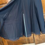 JJ's House JJ’s House Dark Navy Evening Gown Size 8 Beaded Sleeve Floor Length Formal Dress Photo 5
