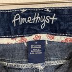Amethyst Jeans Amethyst Juniors' Size 7 Blue Denim Thick Stitch Bermuda Shorts Photo 5