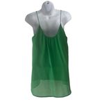 Honey Punch Honey‎ Punch Size Small Green Chiffon Blouse Photo 3