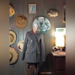 Delia's Vintage dELiA*s Small Gray Peacoat Wool Blend Photo 1