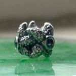 Pandora  Sea Star Turquoise Spinel Sterling Silver charm. Photo 3