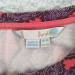 Boden Paisley Print Long Sleeve Cotton Dress Womens 4 Casual Purple Photo 6