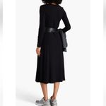 Vince  Modal Jersey Black Midi Dress New! Photo 2