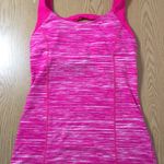 Victoria's Secret B16 Made Sexy by Victoria’s Secret Pink White Athletic Tank Top w/bra Size Small Photo 2