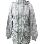 Athletic Works  Gray Camo Camouflage Anorak Utility Windbreaker Coat Jacket Sz S Photo 0