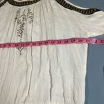 Free People Give Him the Cold Shoulder Beaded Gauzy Cold Shoulder Top ordrA4 Photo 10