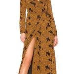 House of Harlow 1960 x REVOLVE Margareta Wrap Maxi Dress Size XXS Black Photo 0