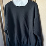 Fruit of the Loom  Classic Black Crewneck Sweatshirt large Photo 0