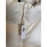 Old Navy  Cream Quilted Puffer Vest Zip Up NWT Sz XL Women’s Water Resistant Photo 1