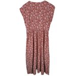 Madewell  Piazza Floral Button-Front Midi Dress Viscose Sleeveless Women’s Size S Photo 7