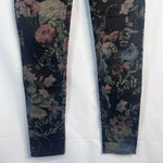 Love, Fire Love Fire Faded Black Floral Jegging Pants JRS Size 1/Small Photo 5