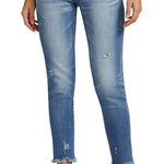 Moussy Vintage Diana Skinny Crop Jeans Light Wash Size 27 Blue Photo 0