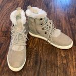 Madden Girl Gray Pulley-Z Wedged Boots Photo 0