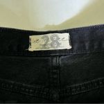 Free People We the Free Lasso High Waist Cutoff Denim Shorts size 28 washed black Photo 6