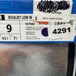 Adidas Women Size 9 RIVALRY LOW Lifestyle Shoes Carbon/Talc/Cloud White/Black Photo 7