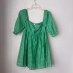 Beginning Boutique  Rubi Green Babydoll Mini Dress 2 Photo 4