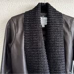 Lucky Brand Lucky‎ Brand Women’s Leather Shawl Collar Jacket Size XS Photo 4