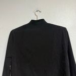 Notations  Black Velour Floral Embroidered Jacket Sz PM Photo 6
