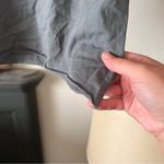 Hand painted sardines on cropped isto shirt Gray Photo 4