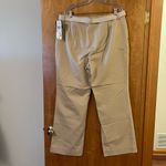 Ralph Lauren Lauren  Moreton Hall Pants Crochet Belt Sand Nordstrom NWT Size 16 Photo 5