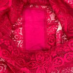 Yandy NWOT  Lace Boy Shorts & Bralette Cami Raspberry‎ Pink Size Small Set Photo 6