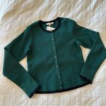 Favorite Daughter Sweetheart Cardigan Sweater Green Medium NEW Photo 0