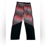 Nike Red and Black Patterned Leggings Photo 3