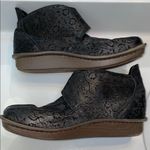 Alegria  by PG Lite Women’s Caiti Leather Floral Pattern Bronze Brown Ankle Boots Photo 4