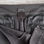 Ann Taylor Side Zip Knit Ankle Pant Womens 12 (34.5X27) Mid Rise Black Trouser Photo 7