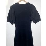 Anthropologie Grey State Puff Sleeve Cotton Terry Sweatshirt Mini Dress Black Size 1 Small Photo 4
