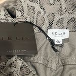 Le lis NEW Alana Snakeskin Pants in Olive Women’s Large Photo 1