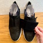 Vaneli Black Suede Oberon Snakeskin Detail Sneakers Size 10.5 Photo 4