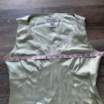 Notations Clothing Co. by  Green Silk Lace Trim Camisole M Photo 4