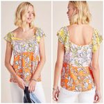 Farm Rio  • Tia flutter sleeve floral blouse top Photo 1