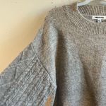 Vigoss Sweater Cable Knit Crew Neck Cozy Sweater w/ Balloon Sleeves Sz XL EUC Photo 3