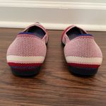 Rothy's  Retired Red Varsity Stripe Point Flats Sz 7.5 Photo 7