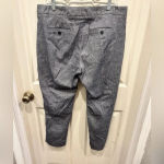 Banana Republic  Size 12‎ Blue Career Business Linen Blend Avery Pants Photo 3
