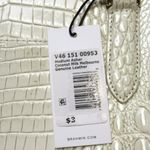 Brahmin NWT Medium Asher in Coconut Milk Melbourne Croc-embossed Leather Purse Photo 6
