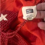 Faded Glory Red crochet bag Boho Crossbody Handbag Purse w crochet change purse Beach Photo 7