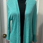 Kasper  Blue Ribbed Sweater in XL Photo 0