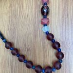 New Handcrafted Artisan One of a Kind Women’s Beachy Sea Glass Bead Necklace Photo 4