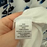 Elizabeth and James Women’s small White Blue Floral Maxi Dress Photo 3