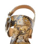 Topshop NEW  snake print buckle block heel sandals Photo 4