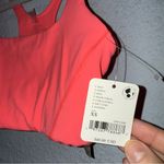 NEW Free People Movement Never Better Square Neck Neon Coral XS Sports Bra Yoga Pink Photo 3