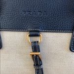 Prada Blue and Cream Satchel Photo 1