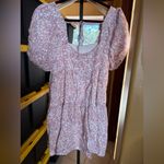 Altar'd State Altar’d State Tullabee Pink Floral Mini Dress Size Large Photo 4