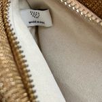 Cult Gaia Lael Gold Chain Embellished Lambskin Clutch Evening Bag Photo 9