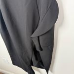 Bardot Black Asymmetrical Ruffle Midi Dress Photo 3